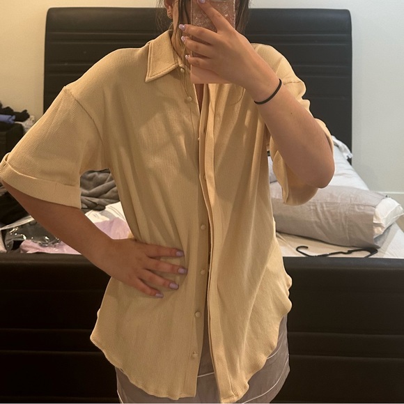 Princess Polly Vincent Top Beige - Picture 6 of 7